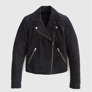Quince 100% Suede Biker Jacket Size XL NWOT